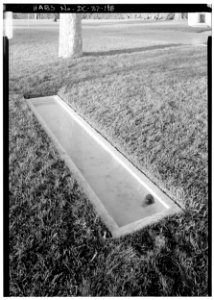 198 south grounds view of a jackson milk trough