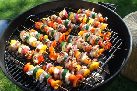 Grill meal cooking photo