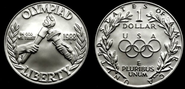 1988 Seoul Olympics-Proof Dollar photo