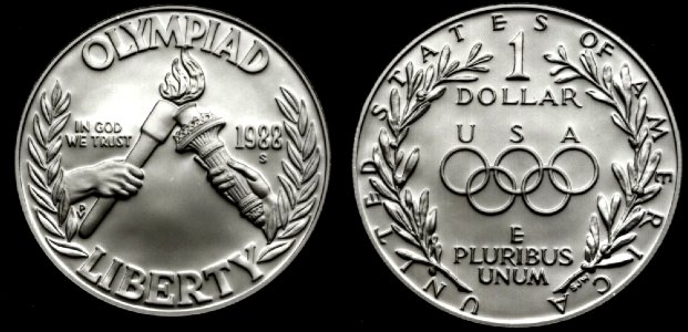 1988 Seoul Olympics-Proof Dollar