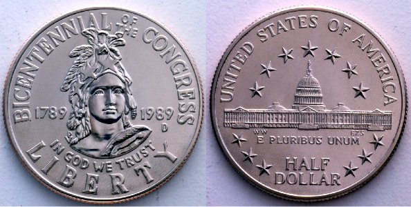 1989 Congress Bicentennial-Half Dollar