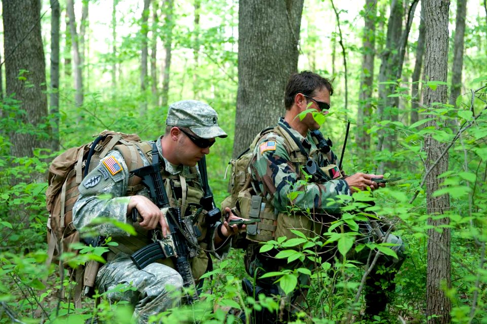 19th Special Forces Group Land Navigation Training