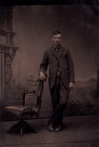 19th century Photograph - man photo
