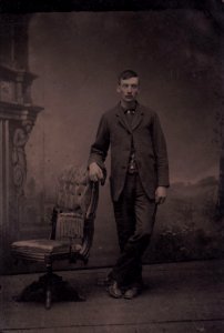 19th century Photograph - man