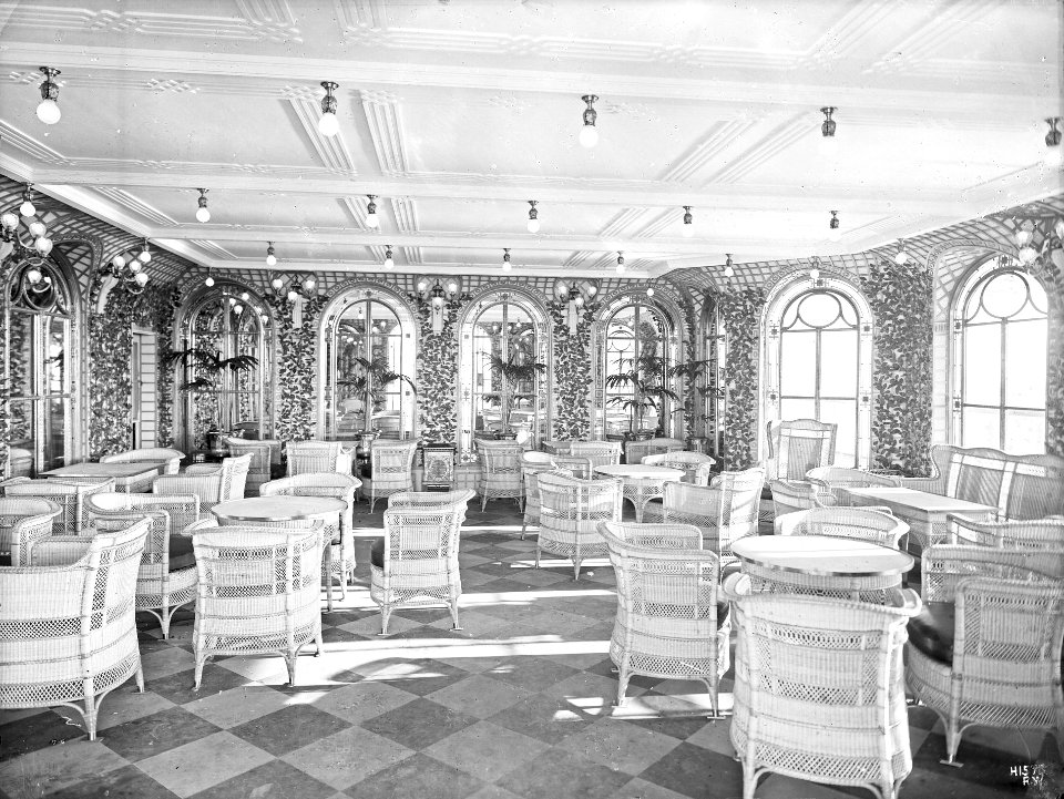 1st Class Verandah Café of the Olympic