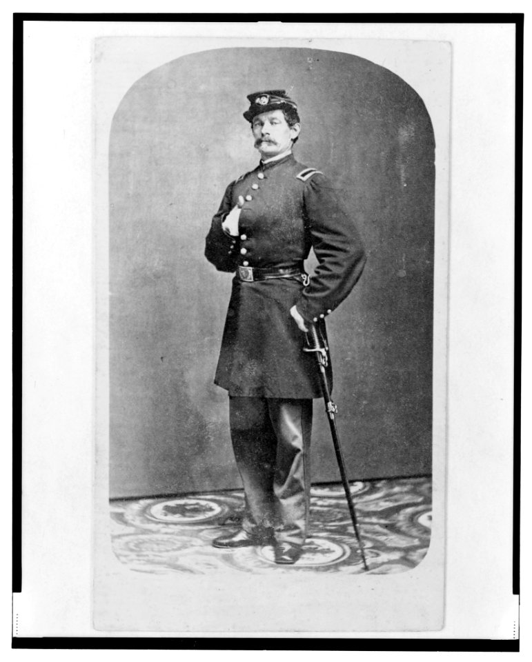 1st Lieutenant August Bitter, Union officer in the 24th Illinois Regiment, full-length portrait, standing, facing front) - Wallis Bro., 117 Lake St., Chicago LCCN2003679606