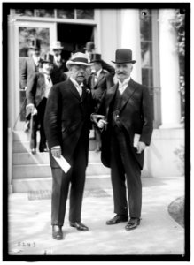 1ST PAN AMERICAN FINANCIAL CONFERENCE, WASHINGTON, D.C., MAY 1915. BOLIVIAN DELEGATION- DR. IGNACIOCALDERON; DR. ADOLF BALLIVIAN LCCN2016866417