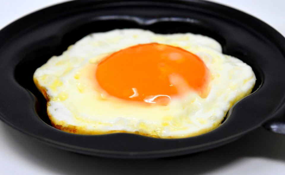 Fry yolk food photo
