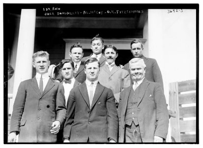 1st Row - Jack Dougherty - Al McCoy - D.K. Fitzsimmons LCCN2014700489