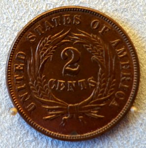 2 Cents, United States of America, 1869 - Bode-Museum - DSC02653 photo