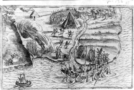 2 illus. of warfare of Canadian Indians LCCN2002699495