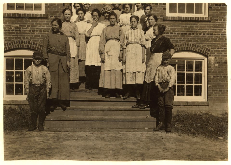 2 of the smallest boys in the Dresden Cotton Mills. Probably under 12. LOC nclc.02961