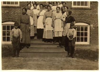 2 of the smallest boys in the Dresden Cotton Mills. Probably under 12. LOC nclc.02961