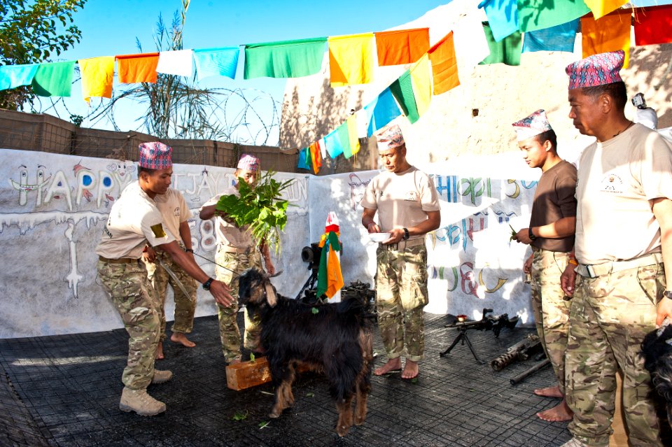 2 Royal Gurkha Rifles celebrate Hindu festival Dashain 110924-N-TH989-195