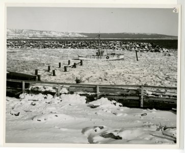 2-65. Homer - Shows ice-choked entrance channel to Homer small boat basin (33417682442)