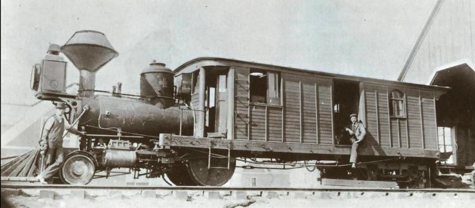 2-2-2 Locomotive 'Flea' (1865) as Sierra Nevada Wood & Lumber Company No. 4