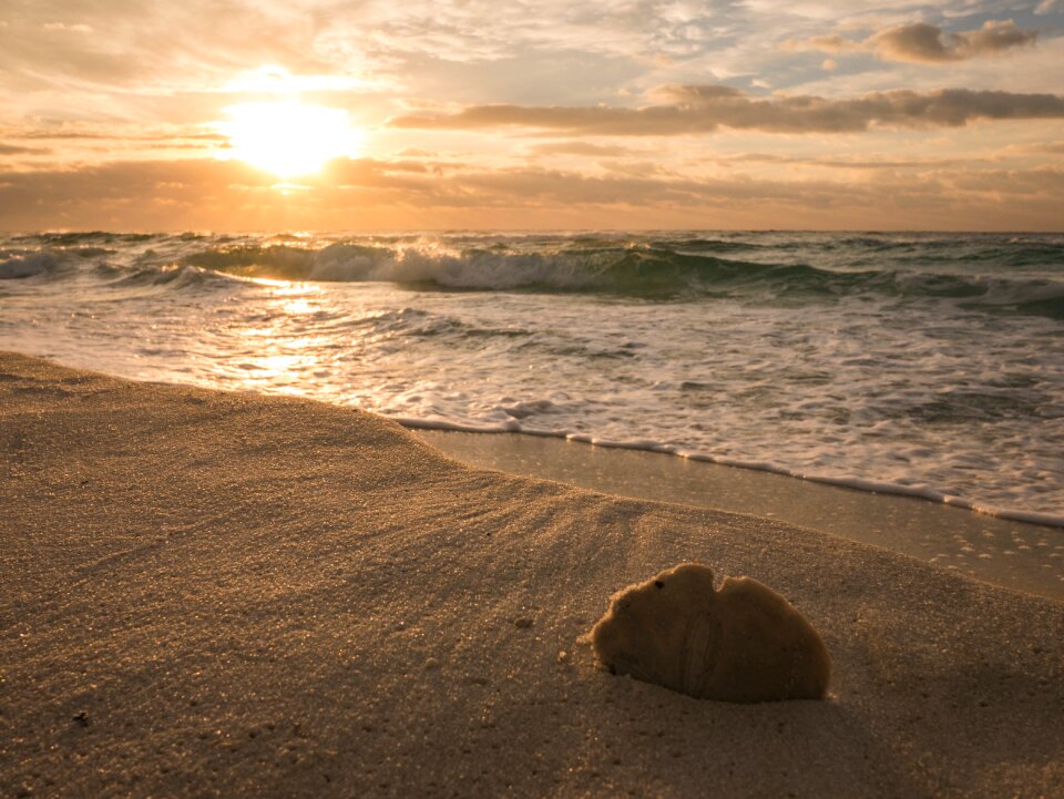Waves nature sand