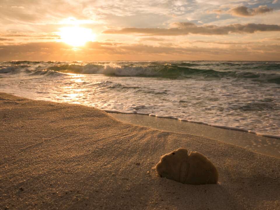 Waves nature sand photo