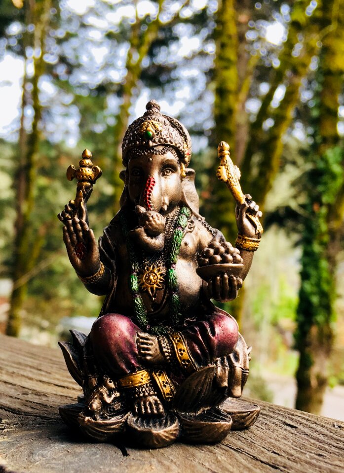 Spirituality statue god