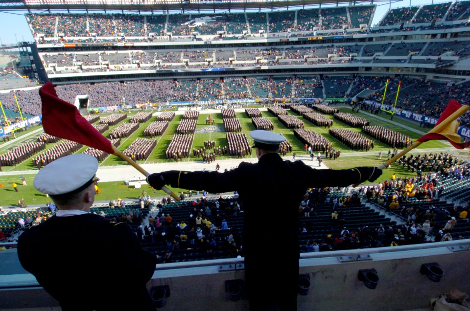 2004 Army-Navy Game pregame Midshipmen