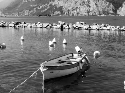 Water bank fishing boats