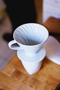 Coffee cup drip photo