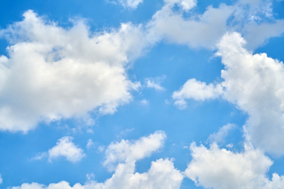 Cloud blue close-up