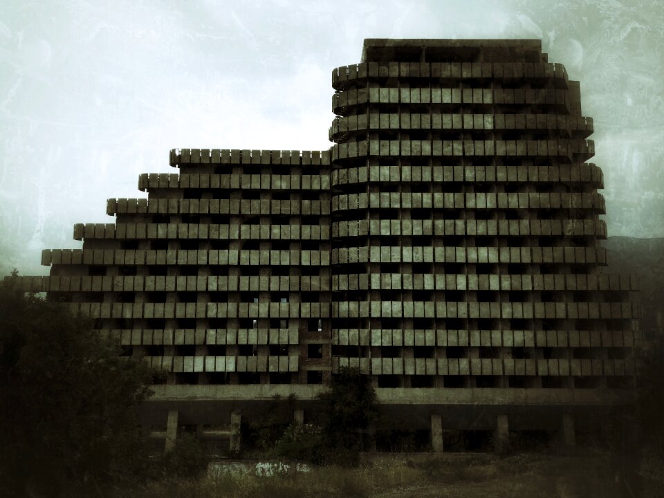 House dark abandoned slum
