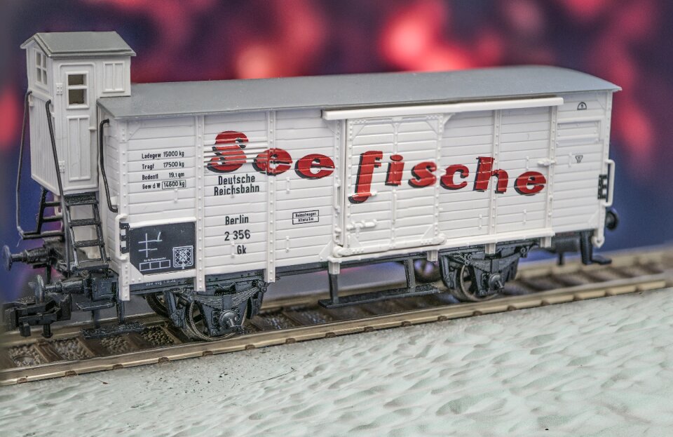 Railway train freight transport