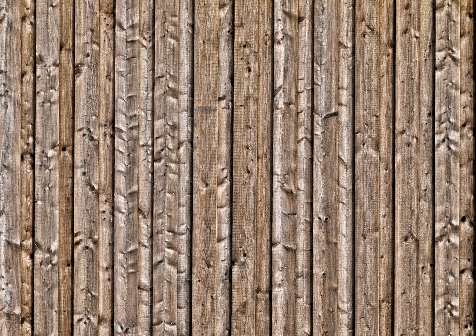 Wooden wall battens background photo