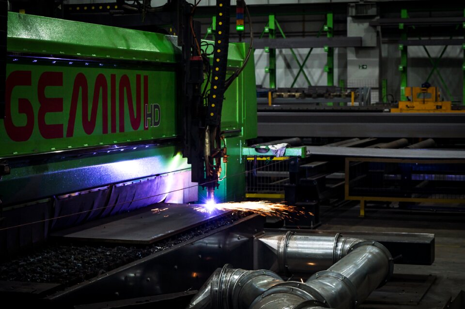 Factory steel metal