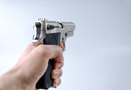 Gun shoot security photo
