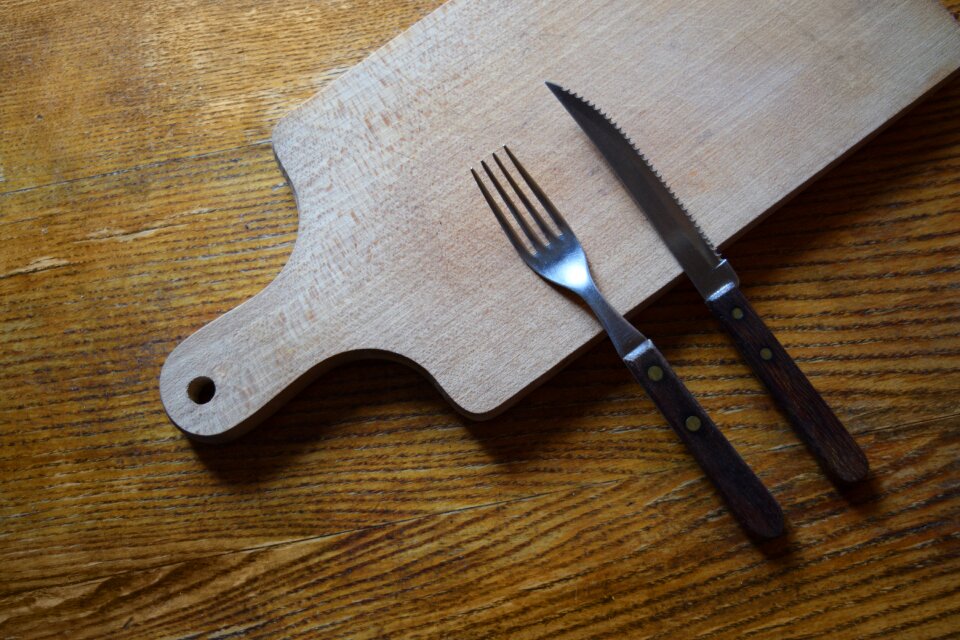 Kitchen cutlery cooking