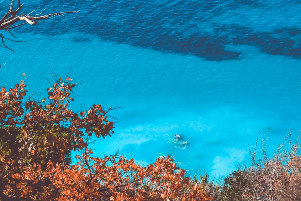 Water waves nature