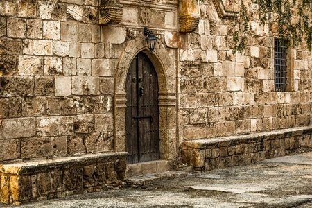 Wall ancient gate photo