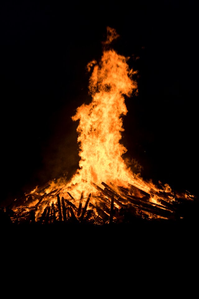 Midsummer fire festival may fire fellingshausen