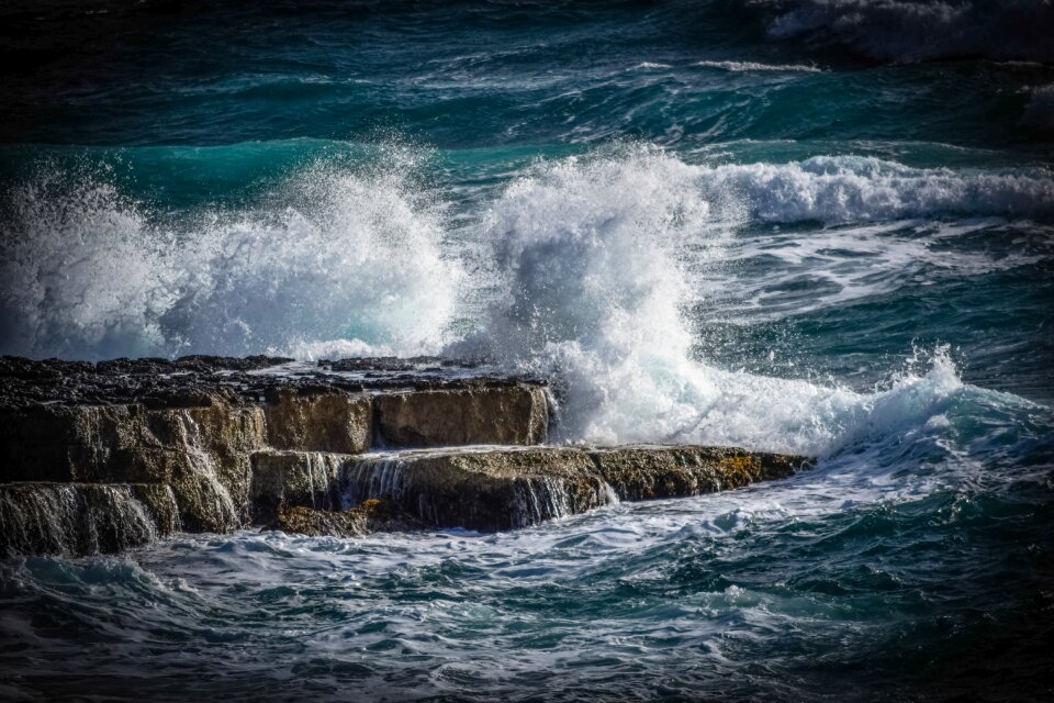 Wave ocean splash