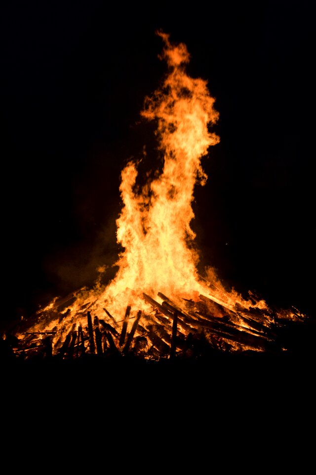 Midsummer fire festival may fire fellingshausen