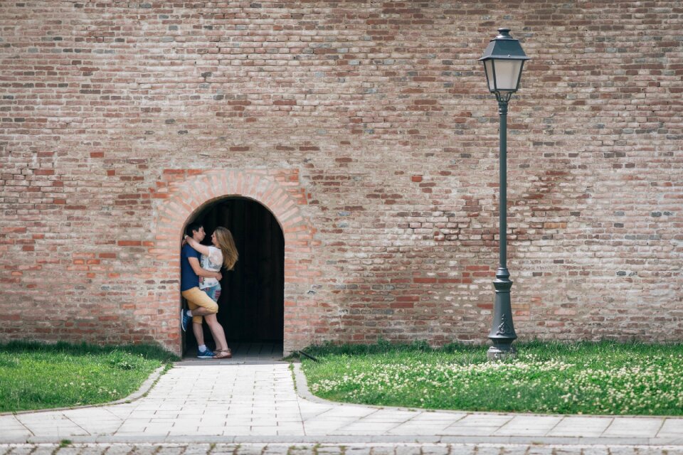 Woman hug love