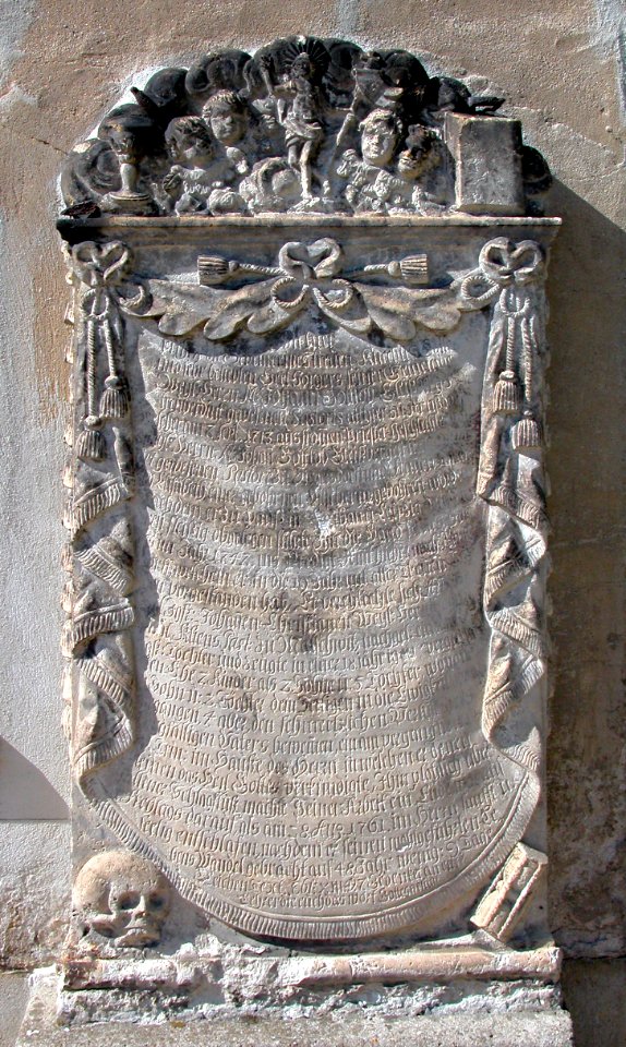 20070519330DR Arnsdorf (Vierkirchen) Kirche St Katharinen Epitaph