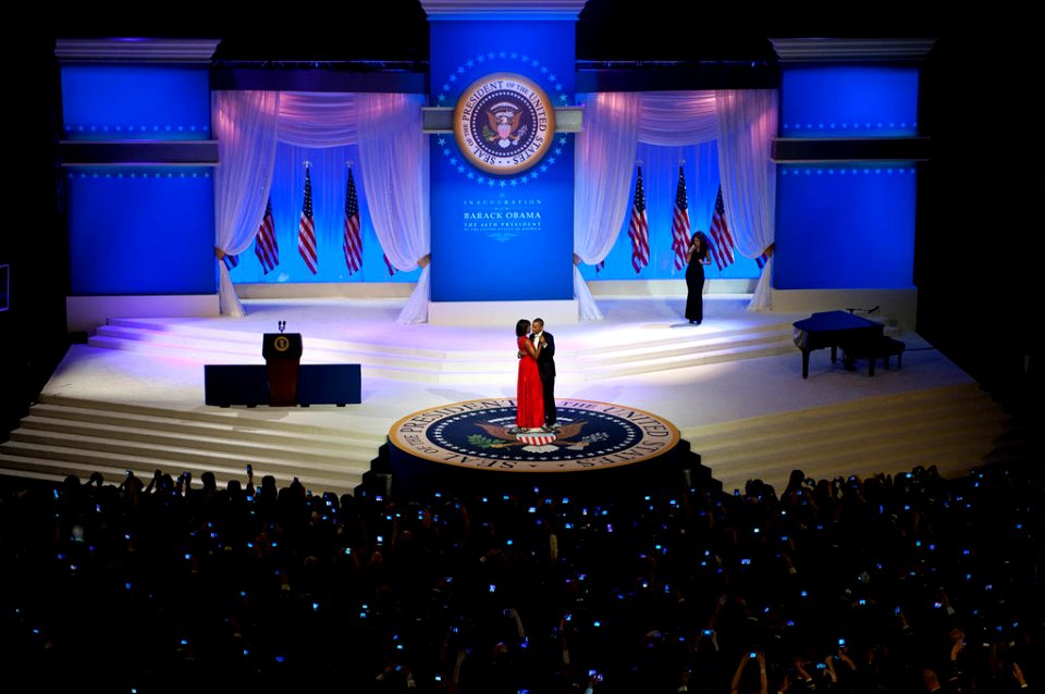 Barack and Michelle Obama dance at 2013 inaugural ball