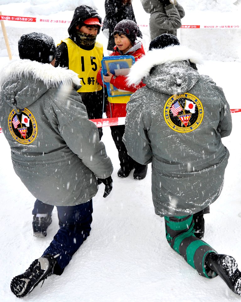 2014 Navy Misawa Snow Team at 65th Annual Sapporo Snow Fest 140207-N-ZI955-088
