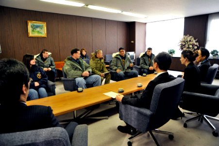 2014 Navy Misawa Snow Team arrives in Sapporo, Japan 140129-N-DP652-022 photo