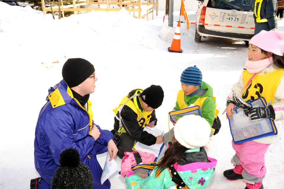 2015 Navy Misawa Snow Team creates USS Constitution snow sculpture during the 66th annual Sapporo Snow Festival 150204-N-EC644-001