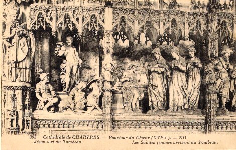 2016-03-16 393 Cathédrale de Chartres Pourtour du Choeur Jésus sort du Tombeau ND