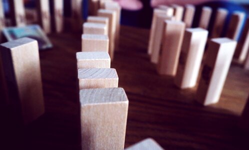 Blocks game play