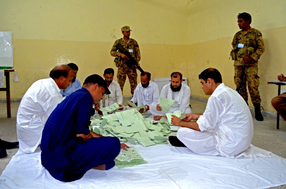 2018 elections Pakistan counting