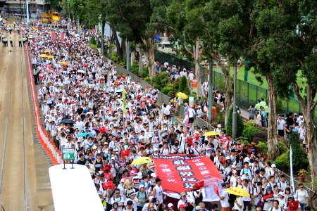 2019年6月9日香港反對逃犯條例修法大遊行