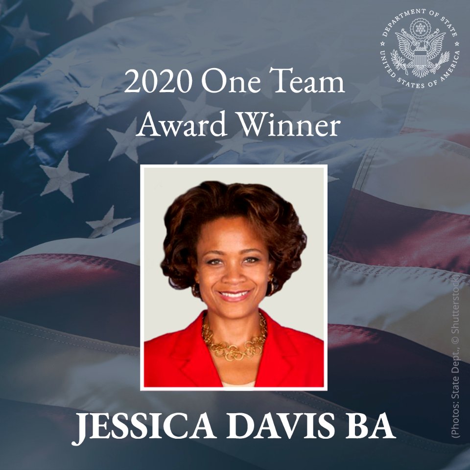 2020 One Team Award Winner- Jessica Davis Ba