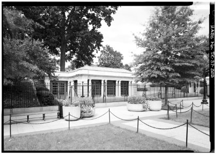203 south grounds view of visitors entrance building